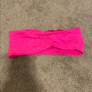 Hot pink bandeau